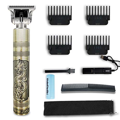 Cortapelos inalámbricos para hombre, maquinilla de afeitar eléctrica profesional profesional para barba, máquina de afeitar, corte de pelo, corte de p