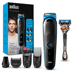 Kit de Barbero BRAUN MGK3245 7 en 1 Color Negro en oferta