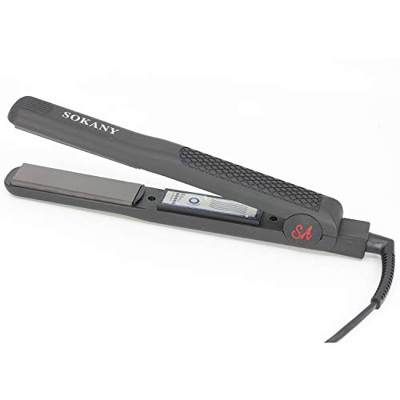 SOKANY SA-858 - Plancha de pelo bajo consumo, regulador de temperatura (65W-220V)