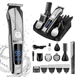 Cortapelo Hombre, Cortador de Pelo Recargable USB, Barbero Electrico Recortador de Barba y Precisión Afeitadora Corporal Cortapelos Narizy Orejas Máqu precio