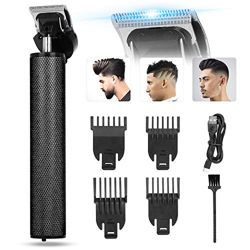 YESMET - Cortapelos profesional para hombres, cortapelos inalámbrico en T con 4 peines, recortador eléctrico Outliner Grooming Trimmer con USB recarga precio