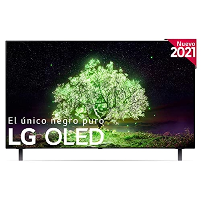 LG OLED OLED48A1-ALEXA 2021-Smart TV 4K UHD 120 cm (48") con Inteligencia Artificial, Procesador Inteligente α7 Gen4, Deep Learning, 100% HDR, Dolby A