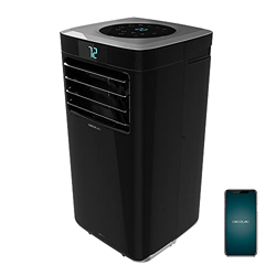 Cecotec Aire acondicionado Portátil ForceClima 9350 Connected Heating. 1000 W, 9000 BTU, Bomba de calor, Mando a Distancia, Control por wifi, 5 Modos, características