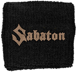 Sabaton Logo Unisex Muñequera Negro, 80% algodón, 12% Elastano, 8% poliéster, características