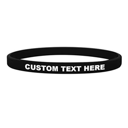 Gogo 100 Piezas Pulseras de Silicona Personalizado Bandas de Goma Inspiradoras Suministros para la Fiesta precio