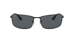 Ray-Ban Rb3498 - Gafas de sol unisex, Black, 61 mm en oferta