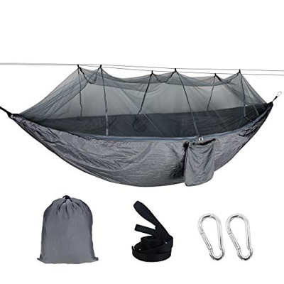 YSSDZYYMXD Camuflaje Portátil Al Aire Libre Hamaca Neta Anti Mosquito Dormir Cama De Verano Colgando Swing Hamak Backyard Muebles,1