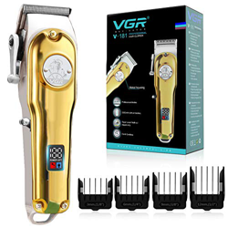 VGR Maquinilla cortapelos profesional para hombre, set de cortapelos USB inalámbrico con cable y indicador LED, modelo V-181 en oferta