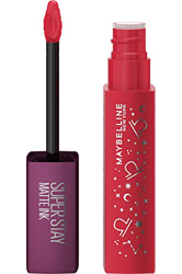 Maybelline New York Superstay Matte Ink Zodiac - Pintalabios mate de larga duración, edición limitada, Tono 80 Ruler, Libra en oferta