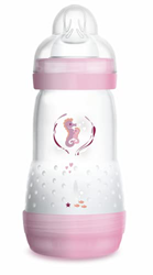 Intrucciones en lengua extranjera - Biberon Anti Colique Rose 260ml MAM características