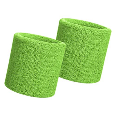 HANERDUN 2 Pzs Muñequera Deportiva Deportes Sweatband Suave Espesar Algodón Tenis Gimnasia Fútbol Baloncesto Correr Deportes Atléticos