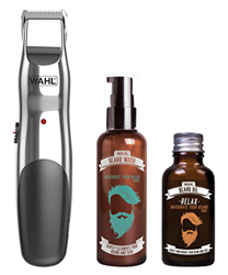 Wahl Recortadora de barba para hombres, aceite de barba, lavado de barba, champú de pelo facial, set de cuidado de barba, regalos para hombres, recort características