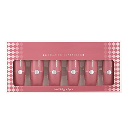 Symeas 6 PCS Juego de pintalabios mate, juego de regalo de maquillaje de lápiz labial impermeable de larga duración para mujeres, maquillaje de labios en oferta