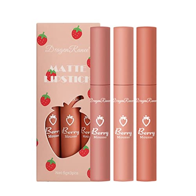 Lápiz labial Barra de Labios Hidratante Mate Labial Líquido Pintalabios Mate de Larga Duración LipFinity Perfilador de labios Barra de labios brillant