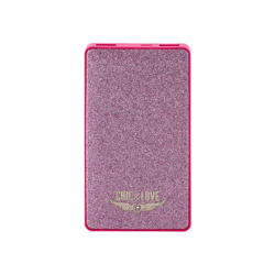 Batería Externa para moviles, Powerbank 6.000 mAh,Pink Glitter Chic and Love precio