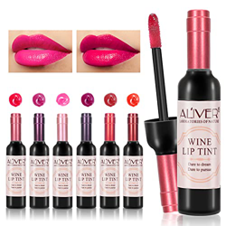 Lápiz labial líquido de vino de 6 colores, brillo de labios hidratante de larga duración, juego de tinte de labios de vino impermeable, lápiz labial l en oferta