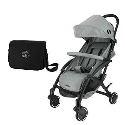 Silla de paseo compacto Nania LILI 0-36 meses - Ligero 6kg - Con Plastico de lluvia (con bolsa de pañales para bébé)