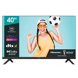 Hisense 40A4EG (40") Smart TV Full HD, con Natural Colour Enhancer, DTS Virtual X, VIDAA U5, Youtube, Netflix, HDMI, WiFi (Nuevo 2021) precio