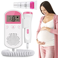 Auriculares Embarazo Fetal Doppler, Monitor De Latidos Fetales, Monitor Cardiaco Doppler Fetal Portátil De para Embarazo en oferta