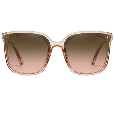 H HELMUT JUST Gafas de Sol para Mujer Cuadrada Grandes Con Montura Protección UV400