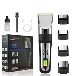 Olakin Cortapelos Profesional Hombre, Recargable Cortapelos Inalámbrico, Cuchilla Cerámica, Recortador Pelo Barba Kit Familia con 4 Peines-guía precio