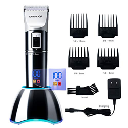 DEERCON Cortapelos Cortapelo Máquina Cortar Pelo Profesional para Hombres Recortador de barba con Batería Recargable y Pantalla LCD características