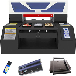 Impresora de Cama Plana UV automática de tamaño A3 para Tarjetas de PVC Pet Estuche de teléfono móvil Tazas de Vidrio Impresión de Madera de Metal (co precio