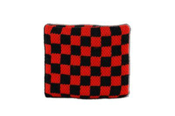 Checkered red-black Wristband / sweatband by Digni precio