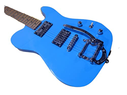 AMINIY Traje de Guitarra eléctrica Tamaño Completo Jazz Diapotado de Palisandro Cuerda de Acero acústico 6 Cuerdas Guitarra Blue Basswood Cuerpo precio