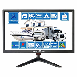 19 Pulgadas (48 cm) 12V / 240V HD+ LED TV Digital DVB-T / T2 (TDT) USB PVR y Reproductor Multimedia Ideal para Casa, Autocaravana, Barco Caravana, Cam en oferta