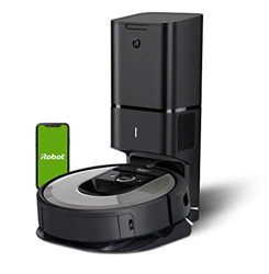 iRobot Aspirador iRobot Roomba i7+ (i7556) con Vaciado automático, Alta Potencia, para Mascotas, Programa por habitación, Limpia por Objeto + Pack de  características