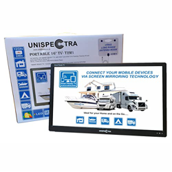 Unispectra® 16 Pulgadas SmartReady 12-24V / 230V HD LED TV Digital DVB-T / T2 (TDT) USB PVR y Reproductor Multimedia, HDMI, AV In/out. Ideal para Casa características