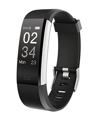 AsiaLONG Pulsera de Actividad Inteligente con Monitor de Ritmo, Podómetro, Contador de Calorías, Monitor de sueño, Reloj Deportivo Impermeable IP68 pa