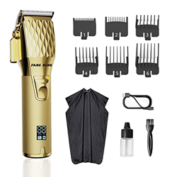 Fade King,todo metal,motor silencioso,cortapelos profesionales para hombres.para cortar el pelo y barba, kit de aseo para barberos, recargable, pantal precio