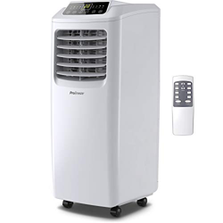 Pro Breeze Aire Acondicionado 4 en 1-9000 BTU. con Control Remoto, Temporizador de 24 Horas y Kit de ventilación de Ventana incluidos. con eficiencia  características