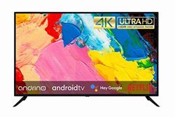 Andrino 43 Pulgadas 4K Smart TV AN43U01 Televisor 109 cm UHD LED Sintonizador T2/S2/C Android TV, Asistente de Google, Play Store, Prime Video, Netfli en oferta