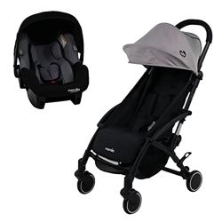 Silla de paseo compacto Nania LILI 0-36 meses - Ligero 6kg - Con Plastico de lluvia (negro 2 en 1) características