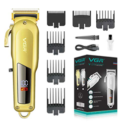 VGR V-278- Profesional - Barberología - Cortapelos para hombre - Corte profesional - Kit de aseo - Inalámbrico - Carga USB características