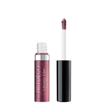 ARTDECO Metallic Mat Lip Color - Pintalabios metálico mate, 1 x 5 ml