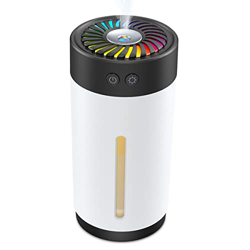 Mini Humidificador, USB Humidificadores Aire 300ml, Lámpara de 7 Colores, Apagado Automático, 2 Modos de Niebla, Super Silencioso, para el Bebé Dormit características