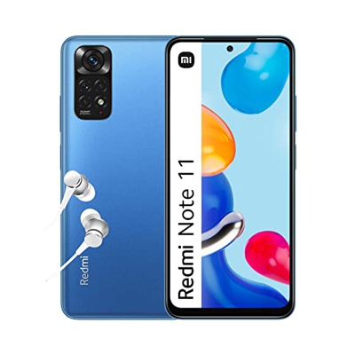 Xiaomi Redmi Note 11 - Smartphone 4+64GB, Pantalla de 6.43” 90Hz FHD+ Amoled Dotdisplay, Snapdragon 680, Cuádruple cámara de 50MP AI, 5000 mAh, Twilig