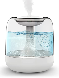 Humidificador Mini Ultrasónico 440ml USB Humidificadores de aire con luz nocturna colorida, apagado automático, 2 modos de niebla, súper silencioso (b en oferta