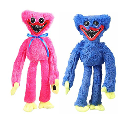 Poppy Playtime Huggy Wuggy New Game Plushie 40CM Muñeca de peluche Azul Juguete (Rosa+Azul) precio