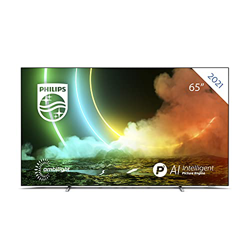 Philips 65OLED706/12 4K UHD OLED Android TV, 65 Pulgadas 4K Smart TV con Ambilight, Imagen Vibrante HDR, Dolby Vision cinematográfico y Sonido Atmos,  precio