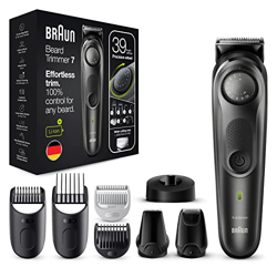 Braun Recortadora De Barba 7 BT7350, Recortadora De Barba Para Hombre, Cortapelos, Para La Cara, Pelo, Láminas Afiladas De Larga Duración, 39 Ajustes  precio