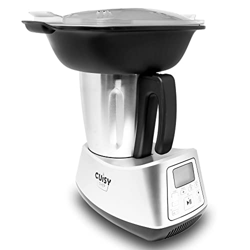 Yaloshop – Robot de cocina multifunción conectado, robot de cocina, robot de cocina, 12 funciones, pantalla LCD, báscula integrada, cuenco de acero in características