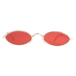 FastUU Gafas de Sol Mujer, Gafas de Sol ovaladas de protección Ocular Vintage Gafas de Lente Transparente con Almohadillas de Nariz Ligeras para Condu precio