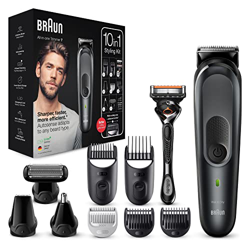 Braun Recortadora Todo En Uno 7 MGK7331, Recortadora De Barba 10 En 1 Para Hombre, Cortapelos, Para La Cara, Pelo, Cuerpo, Orejas, Nariz, Con Tecnolog características