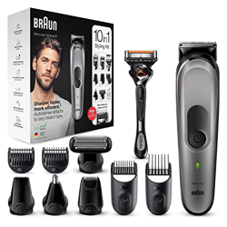 Braun Recortadora Todo En Uno 7 MGK7320, Recortadora De Barba 10 En 1 Para Hombre, Cortapelos, Para La Cara, Pelo, Cuerpo, Orejas, Nariz, Con Tecnolog características