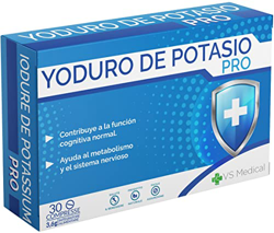 Yoduro de Potasio Radiaciones | Yodo en Pastillas Suplemento | Vs Medical Yoduro de Potasio Pro | 100% Made in Italy características